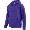 thumbnail image 2 of Augusta Sportswear Youth 60/40 Fleece Hoodie - Purple, M, 2 of 4