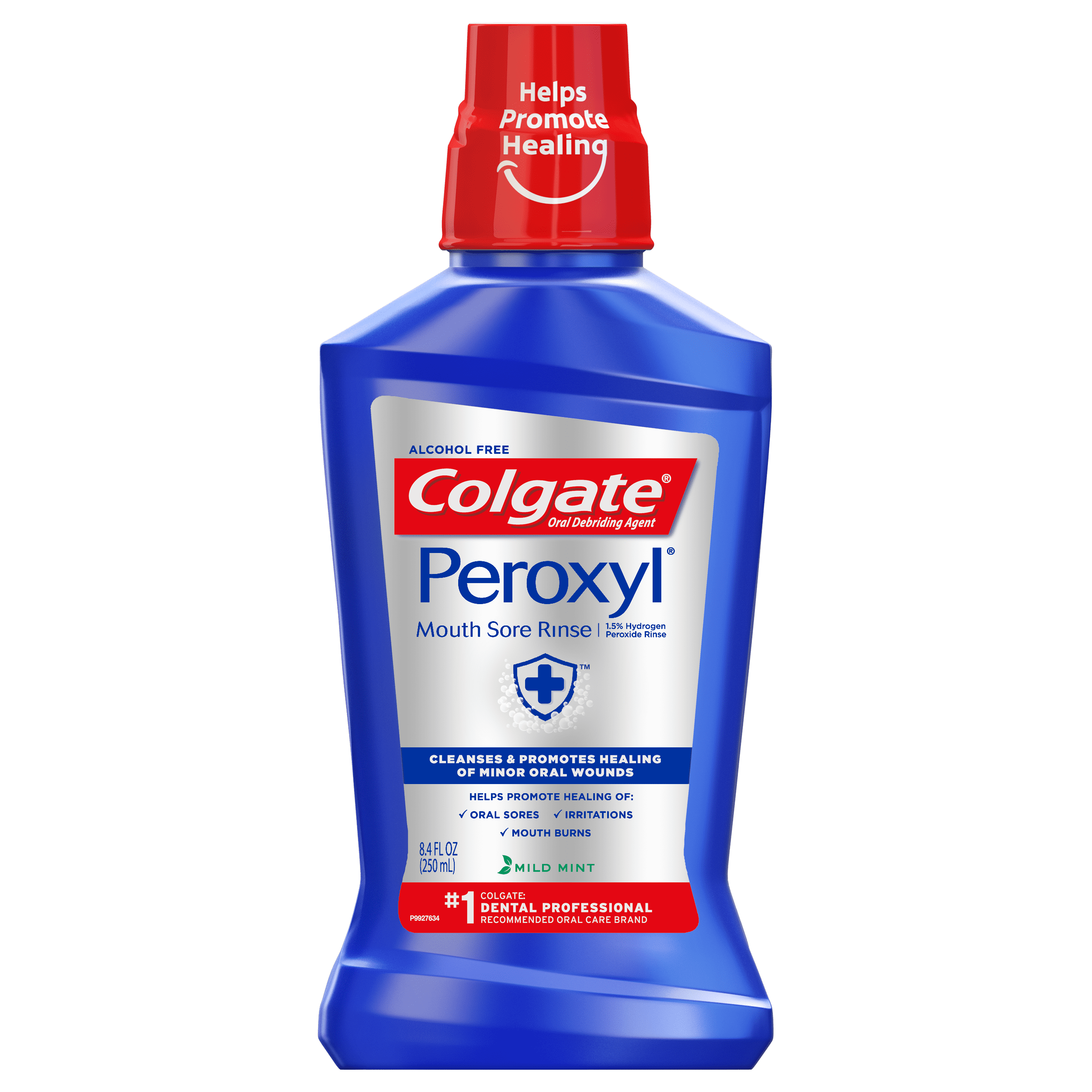 Colgate Peroxyl Antiseptic Mouth Sore Rinse, Mild Mint, 8.45 oz