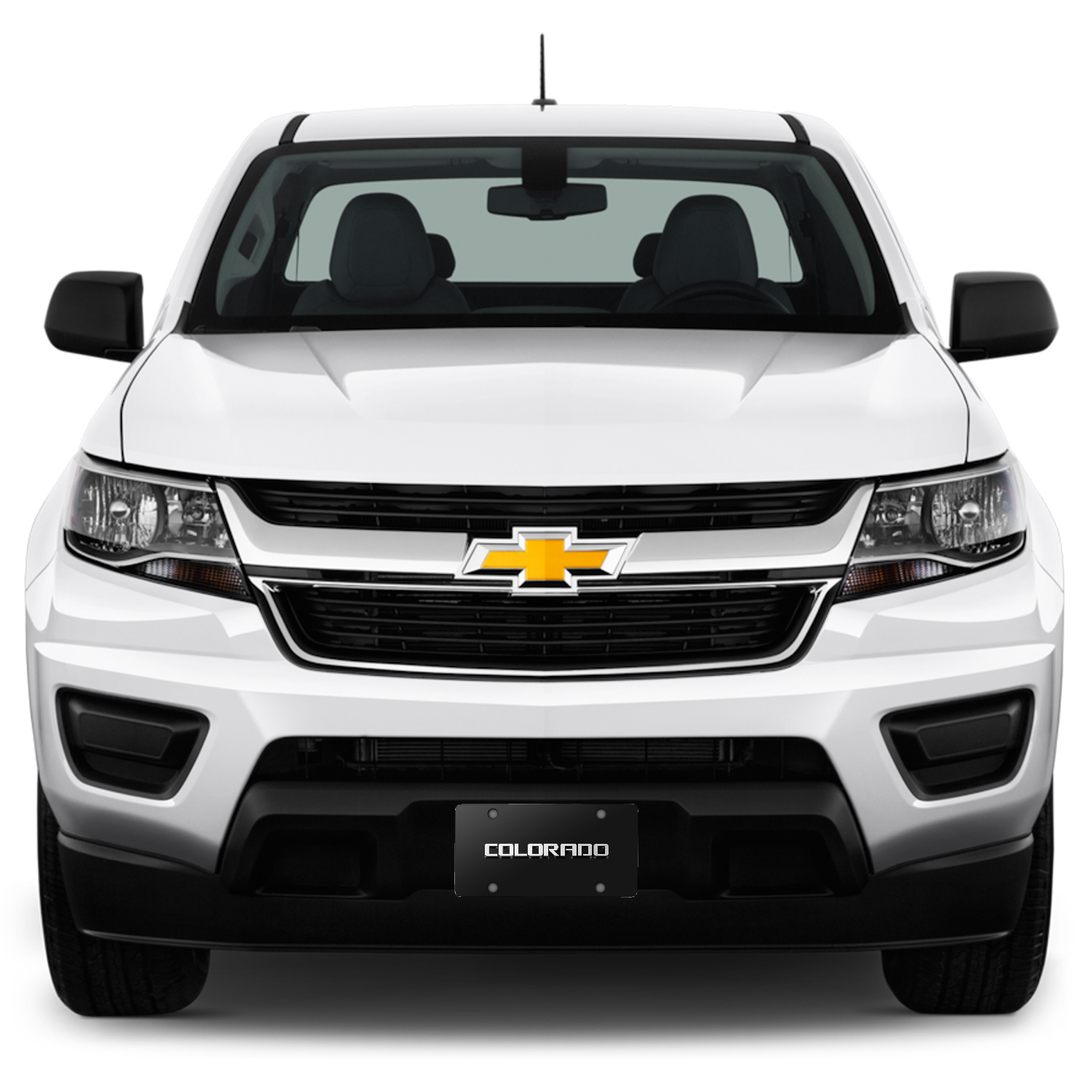 Chevrolet Colorado 3D Nameplate Black Stainless Steel License Plate 