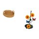 thumbnail image 5 of Cestas de almacenamiento,Cestas de almacenamiento de cocina tejidas con asas hechas a mano,Cestas de pan redondas Bandejas para servir Rectángulo,Soporte de papel higiénico,Porta toallas de, 5 of 8