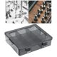 thumbnail image 5 of Contenedor de almacenamiento Caja de almacenamiento de aparejos de rejilla múltiple, caja organizadora de accesorios para hacer joyas, caja contenedora, caja de utilidad , 9 rejillas, 5 of 8