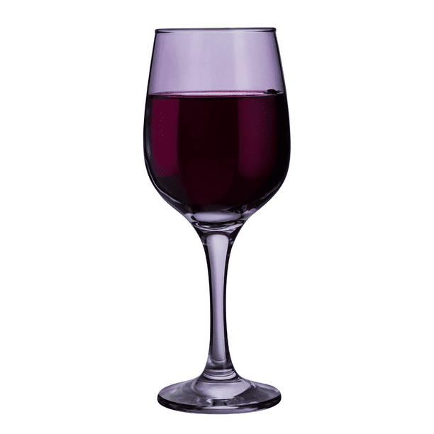 Set 6 Copas vidrio Cristal para Vino Tinto Lav Fame 480ML Color Malva