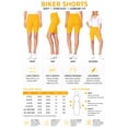 thumbnail image 6 of Women's Workout High Waist Comfy Elastic Band Active Biker Shorts Pants S-3XL, 6 of 6