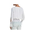 thumbnail image 2 of Ramy Brook Womens Slit Sleeve Pullover Blouse, White, Small, 2 of 2