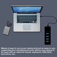 thumbnail image 2 of Dalazy USB 3.0 Hub Replacement 4 Ports Fast Transmission Mouse Keyboard WiFi Camera Joystick Desktop Hubs Accessories White, 2 of 6