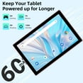 thumbnail image 2 of 2 in 1 Tablet with Keyboard Case Mouse Stylus Pen, 10 inch Tablet Android Tablets PC Set, 4GB RAM+64GB ROM Tableta Computer 10.1" IPS Screen 8MP Dual Camera WiFi BT Google Play Tab Pink/Girl, 2 of 8