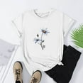 thumbnail image 4 of Patlollav Women Tshirts Under $10,Short Sleeve T-Shirt for Women Summer Fashion Print Pattern Round Neck Top/Shirt, 4 of 6