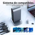 thumbnail image 4 of Adaptador Hub Usb Tipo C 4k Hdmi Vga/pd Con Ethernet 12 En 1 Pamolo  Portátil, 4 of 5