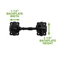 C29 Sign Renovators Supply Manufacturing Door Latch Lock 5.5 in. Black Wrought ...