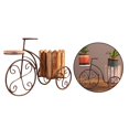 thumbnail image 1 of Maceta de escritorio de estilo parisino, maceta de hierro para bicicleta, estante para plantas, manualidades para bonsái color madera Cola bicicletas de escritorio, 1 of 8