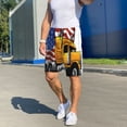 thumbnail image 6 of Yiaed American Truck for Men's Soft Sleep Pajama Short Lounging Pajama Shorts-Large, 6 of 6