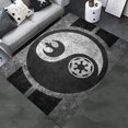 thumbnail image 1 of Rebel and Empire Logo Yin Yang Rug, Starwars Empire Logo Rug HT-1079.4 (55\u201dx78\u201d)=140x200cm, 1 of 8
