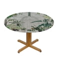 thumbnail image 3 of WYYP Fine Foliage Lace Round Tablecloth 100% Polyester Fiber Table Cover White, 3 of 8
