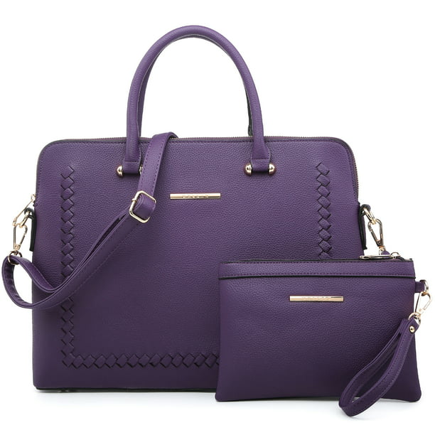 Dasein - Women's Fashion Handbag Slim Shoulder Bag Tote Satchel Purse ...