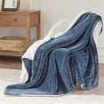thumbnail image 2 of Fleece Throw Blanket for Couch Slate Blue - Throw (50" x 60"), 2 of 5