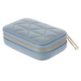 thumbnail image 1 of WORGEOUS Bolsa de almacenamiento de lápiz labial bolsa de cosméticos portátiles de cuero de vaca simple bolsa de lápiz labial con espejo, 1 of 8