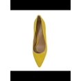 thumbnail image 3 of ALFANI Womens Yellow Comfort Padded Jeules Pointed Toe Stiletto Slip On Leather Pumps Shoes 6 M, 3 of 4