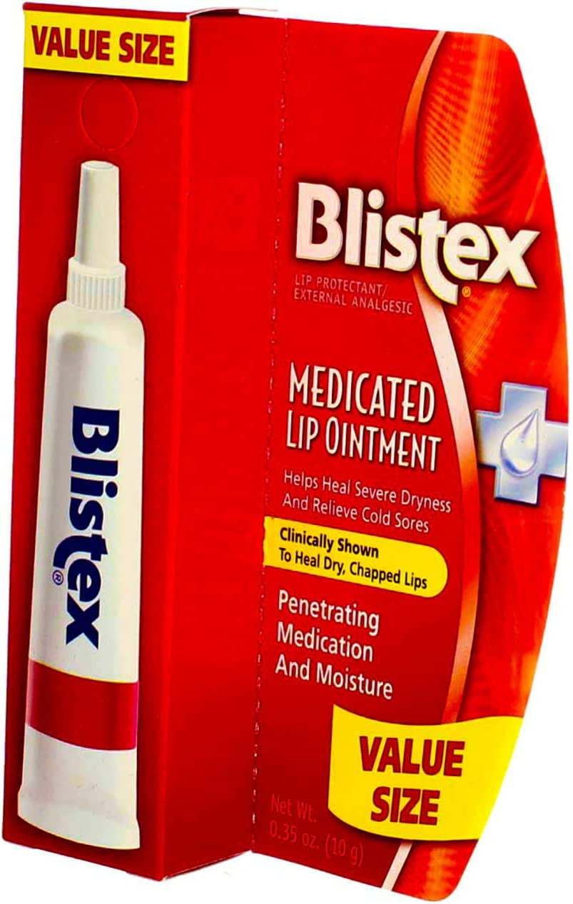 Blistex Lip Medicated Ointment, 0.35 oz (Bundle of 6)