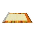 thumbnail image 2 of Ahgly Company Machine Washable Indoor Rectangle Solid Yellow Modern Area Rugs, 7' x 9', 2 of 4
