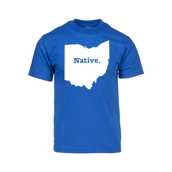 Mens Ohio Native Short-Sleeve T-Shirt - Royal - Small