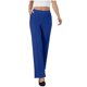 thumbnail image 5 of Pincandy Women's Solid Color Gabardine Pants - Elastic Waist with Unique Leg Line Design, Loose Fit with Side Pockets, Ideal for Casual & Active Lifestyles, 5 of 7