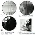 thumbnail image 3 of Designart "Monochrome Minimalist Dock View" Coastal Floater Framed Wall Art Living Room, 3 of 5