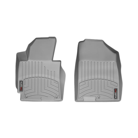 WeatherTech Custom Fit FloorLiners compatible with 2012-2013 Hyundai Elantra - 1st Row (Driver & Passenger), Grey
