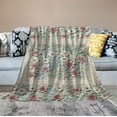 thumbnail image 2 of ONETECH  Antique Rose - Classic Traditional Floral - Quilted Throw Blanket, 2 of 6