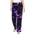 thumbnail image 1 of Fotbe Galaxy Lightning Pantalones de Pijama para Mujer, Pantalones de Dormir, Pantalones Pj con Cordón y Bolsillos-X-Large, 1 of 6