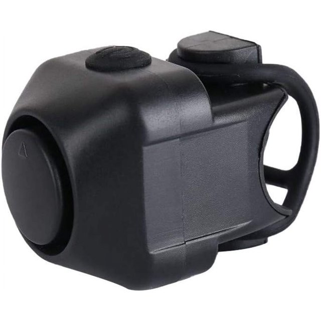 Bocina de bicicleta, timbre de bicicleta eléctrico, timbre de bicicleta de metal retro, timbre de bicicleta portátil de silicona, impermeable, mini alarma de bicicleta, timbre de alerta de 130 db, ti
