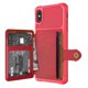 thumbnail image 1 of Pu Leather Cover For Iphone X/xs Shockproof Case With Card Slot Red Kds-4599, 1 of 1