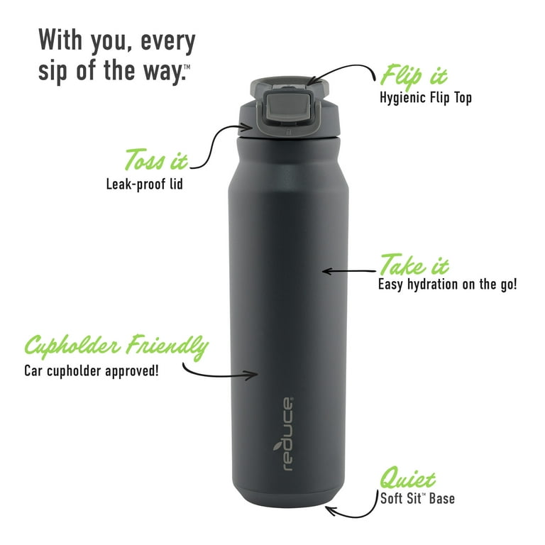 Sports Water Bottle, 20 Oz BPA Free Non-Toxic Plastic Water Bottle with  Leak Pro
