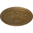thumbnail image 3 of Ekena Millwork 18"OD x 1 3/8"P Richmond Ceiling Medallion (Fits Canopies up to 2 5/8"), Hand-Painted Pale Gold, 3 of 5