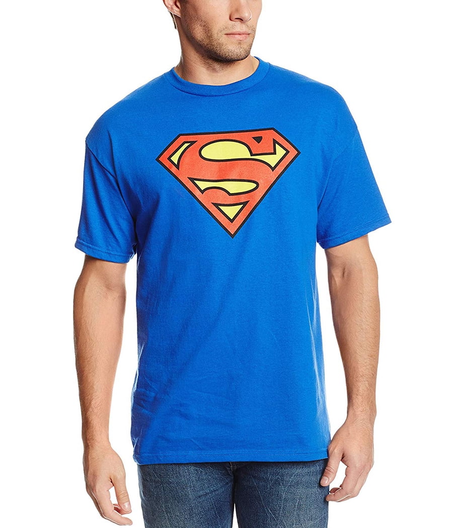 DC Comics Superman Glow in the Dark T-shirt with Detatchable Cape FREE SHIPPING! 