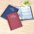 thumbnail image 4 of Yuarrent 120 bolsillos colección de monedas soporte de almacenamiento Stock libro álbum PU funda colección bolsillo Almacenamiento y organización del hogar Yuarrent HA023009-00, 4 of 6