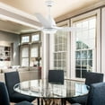 thumbnail image 3 of TCL Ceiling Fan with Light Bulb, Remote Control, Reversible Blades, for Indoor & Outdoor, White, 3 of 8