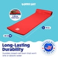 thumbnail image 4 of TRC Recreation Splash 1.25" Thick Foam Pool Float Lounge Mat, Red, 4 of 10