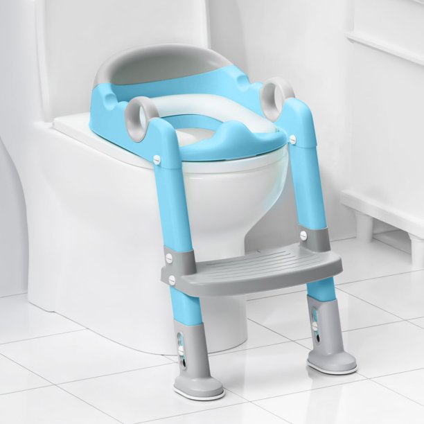 Mangohood Potty Training Toilet Seat with Step Stool Ladder for Unisex