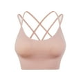 thumbnail image 1 of Sujetador deportivo de yoga sin aros con espalda cruzada, de secado rápido, a prueba de golpes, ropa interior deportiva europea y americana de talla grande para mujer, 1 of 6