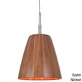 thumbnail image 3 of Woodbridge Lighting Sorg 1-Light Bamboo Mini-Pendant in Classic Brass, 3 of 3