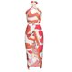 thumbnail image 4 of Traje de cintura con estampado floral de verano para mujer Traje casual de dos piezas a la moda Wmkox8yi bvn680, 4 of 8