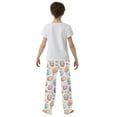 thumbnail image 5 of FORMRS Kids Pajama Pants with Pockets Size 6-8Y Boys Lounge Sleep Bottoms, Pastel Easter Pattern, 5 of 8