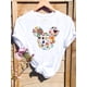 thumbnail image 1 of Disney Short Sleeve Sweet Trend 90s Women Print Clothing Mickey Mouse Casual Tee Shirt Fashion Cartoon Graphic T-shirtsXL Gao Jinjia LED, 1 of 2
