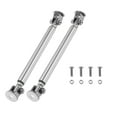 thumbnail image 1 of Unique Bargains 2pcs 10cm Adjustable Front Bumper Lip Splitter Strut Silver Tone, 1 of 6