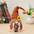 thumbnail image 4 of Fall Gnome Pumpkin Dwarf Sunflower Gnomes Plush Tomte Elf Sunflower Faceless Doll Christmas Fall Harvest Thanksgiving Day Gift, 4 of 7