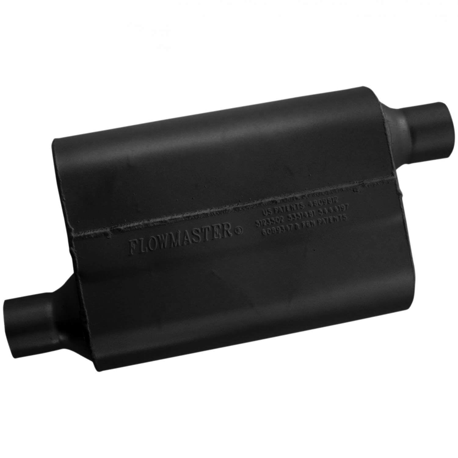 Flowmaster 42443 40 Series Muffler - 2.25 Offset In / 2.25 Offset Out - Aggressive Sound