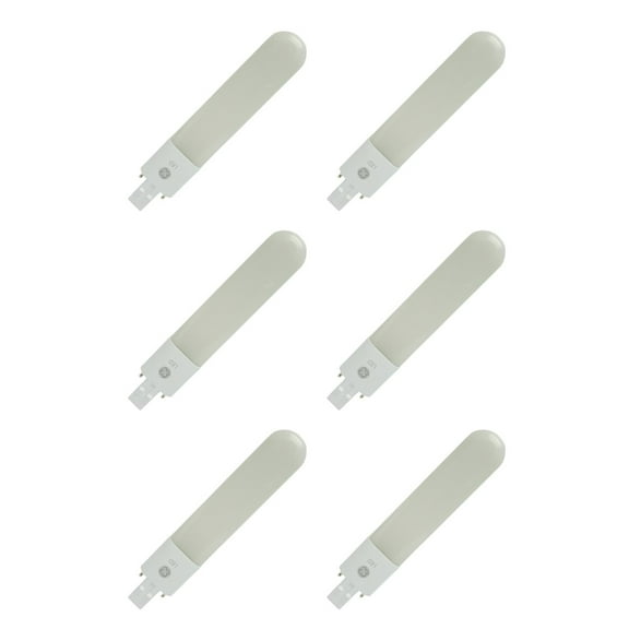 (case of 6) GE LED Plug-in, 5 watt, 2 pin, 2700K, LED5GX23/827