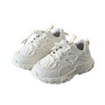 thumbnail image 1 of SXcggal Chaussures de Course pour Enfants Garçons Espadrilles Double Maille Respirantes Chaussures Blanches Décontractées Printemps et Automne Espadrilles Mode Respirantes pour Enfants, 1 of 6