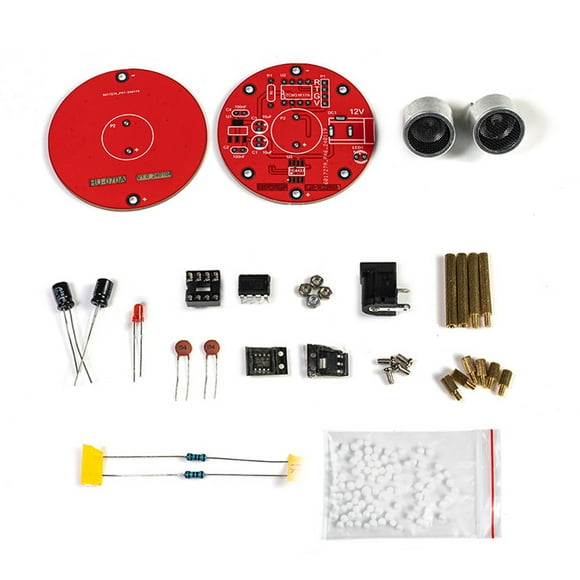 Fawoonu DIY Ultrasonic Levitation Kit for Science Experiments - Build Your Own Acoustic Levitation Device with 40KHz Standing Waves, Easy Welding & Assembly, 12V Power Required (No Power Supply
