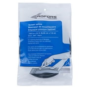 Saint-Gobain ADFORS Vinyl Spline for Window and Door Screens, .140 In. x 25 Ft. - Black